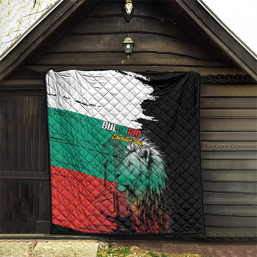 Bulgaria Liberation Day Quilt Bulgarian Lion National Pride Patriotic