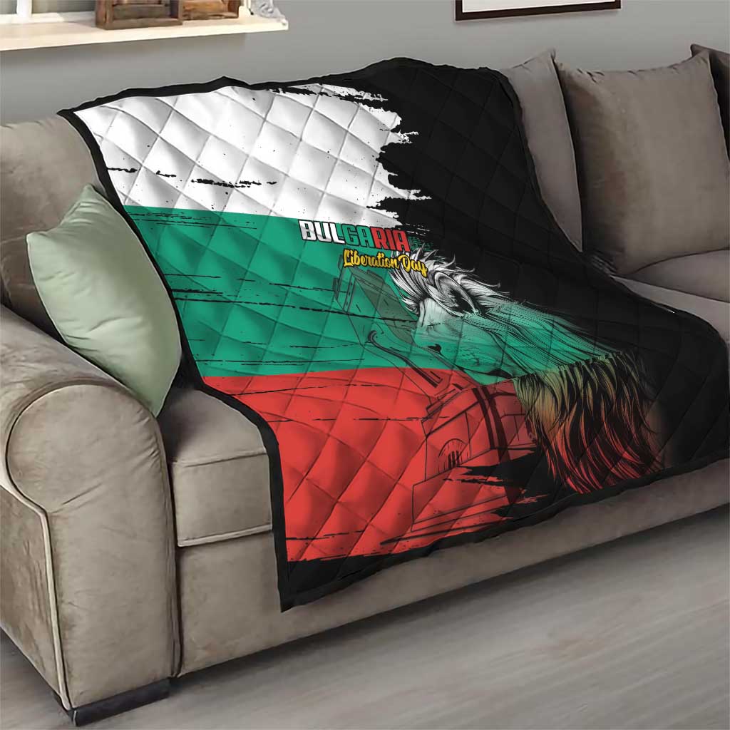 Bulgaria Liberation Day Quilt Bulgarian Lion National Pride Patriotic