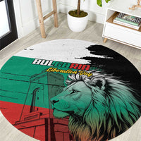 Bulgaria Liberation Day Round Carpet Bulgarian Lion National Pride Patriotic