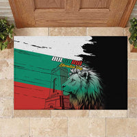 Bulgaria Liberation Day Rubber Doormat Bulgarian Lion National Pride Patriotic