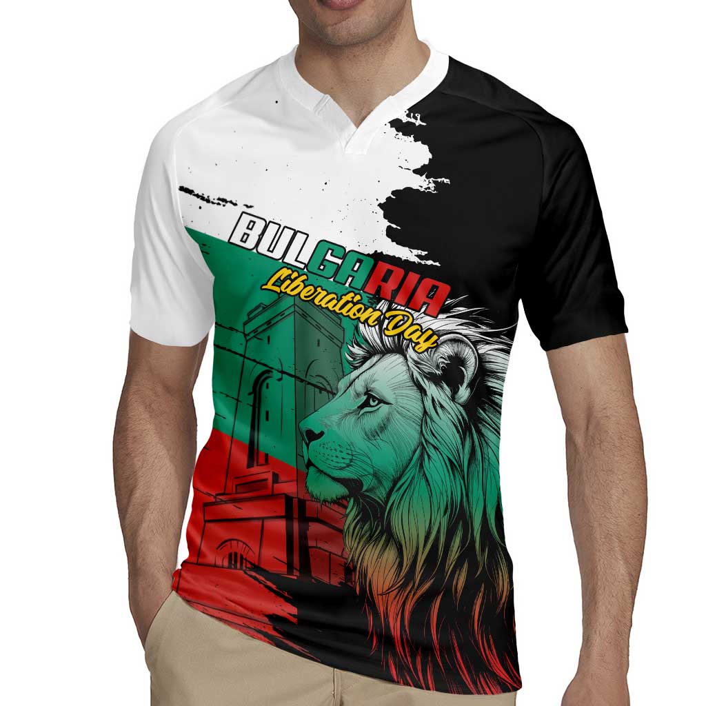 Bulgaria Liberation Day Personalized Rugby Jersey Bulgarian Lion National Pride Patriotic