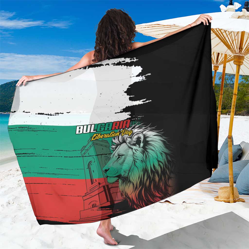 Bulgaria Liberation Day Sarong Bulgarian Lion National Pride Patriotic