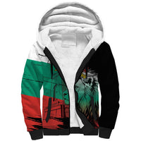 Bulgaria Liberation Day Personalized Sherpa Hoodie Bulgarian Lion National Pride Patriotic