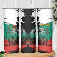Bulgaria Liberation Day Personalized Skinny Tumbler Bulgarian Lion National Pride Patriotic
