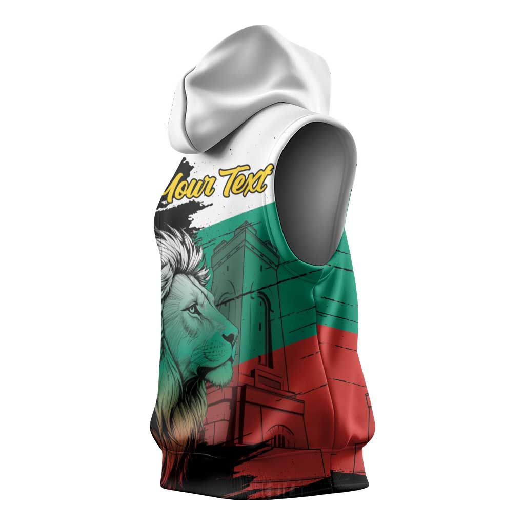 Bulgaria Liberation Day Personalized Sleeveless Hoodie Bulgarian Lion National Pride Patriotic