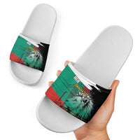 Bulgaria Liberation Day Slide Sandals Bulgarian Lion National Pride Patriotic