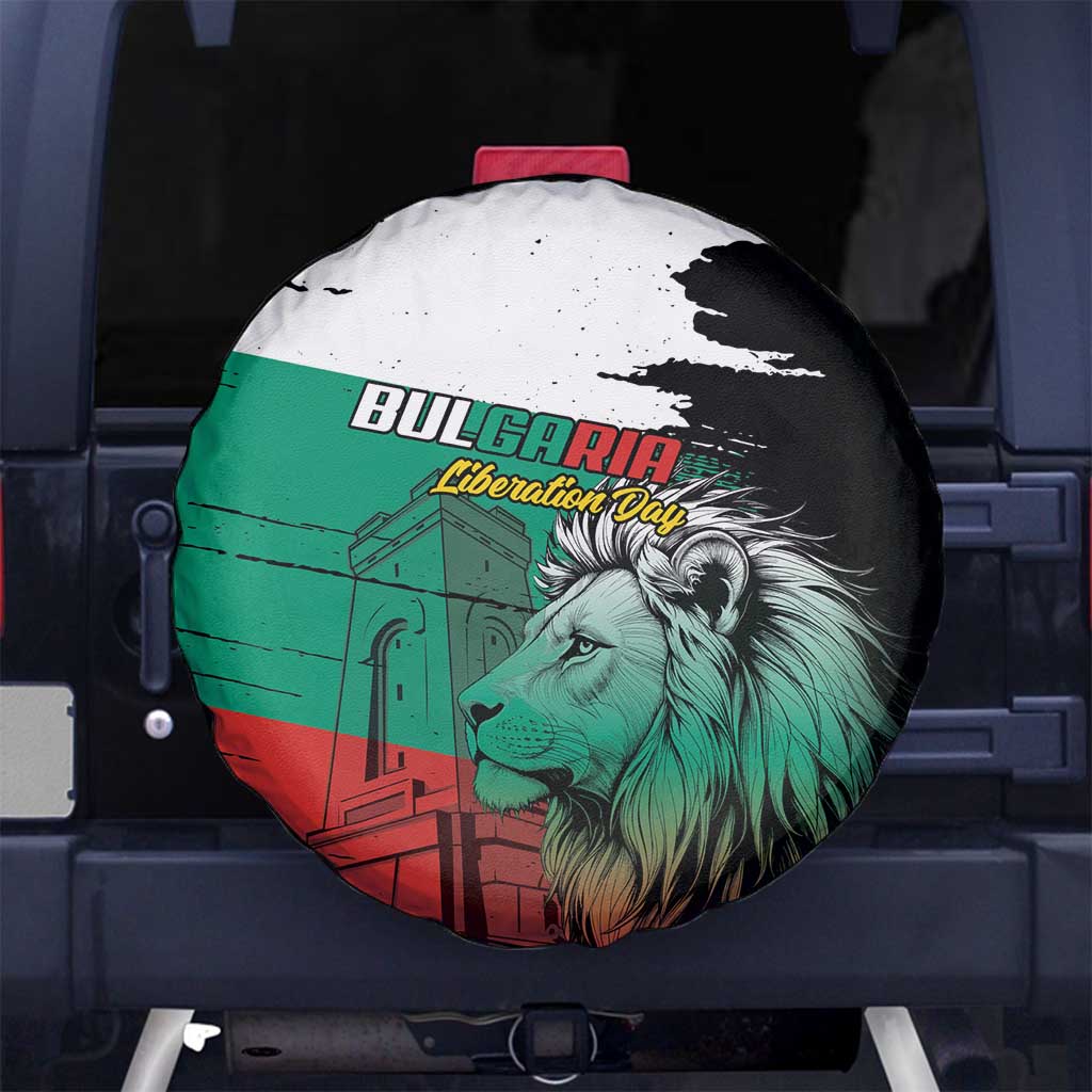Bulgaria Liberation Day Spare Tire Cover Bulgarian Lion National Pride Patriotic