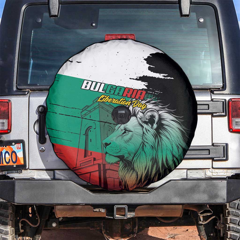 Bulgaria Liberation Day Spare Tire Cover Bulgarian Lion National Pride Patriotic