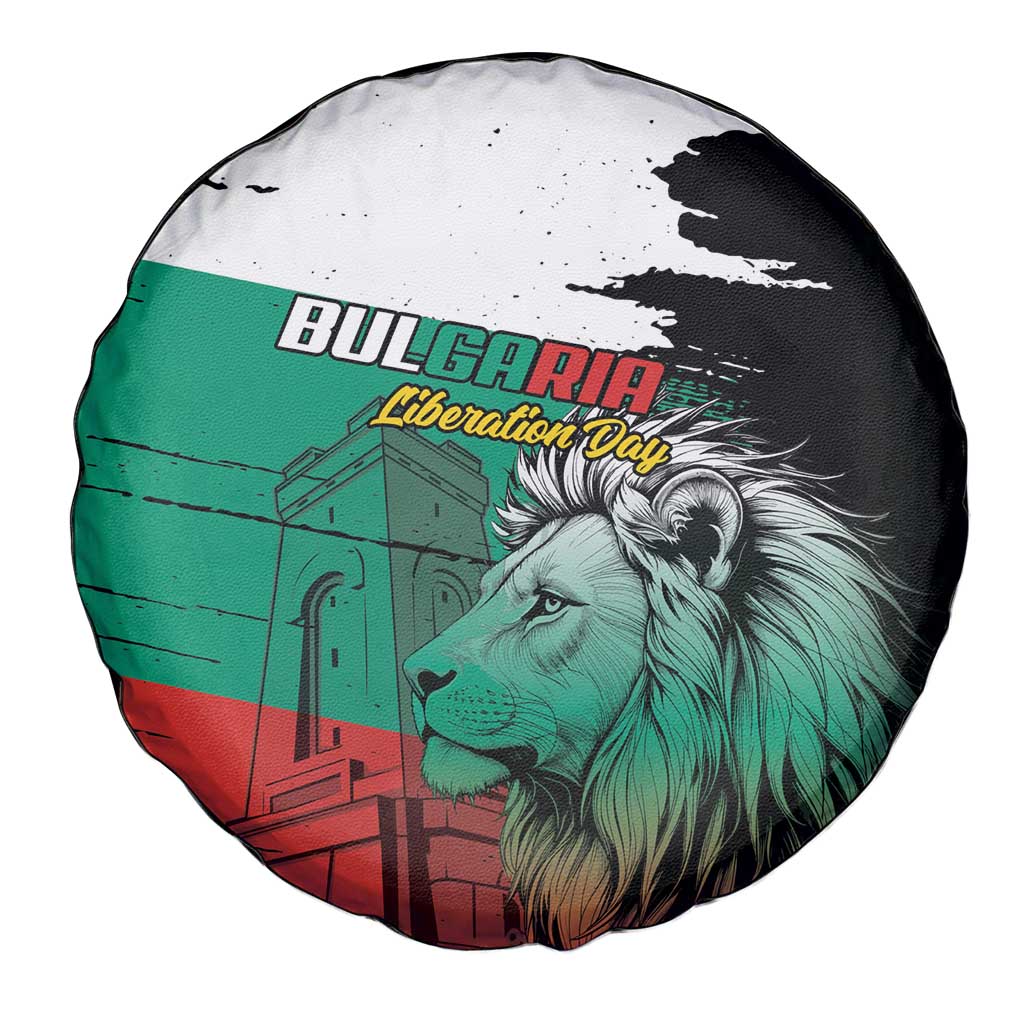 Bulgaria Liberation Day Spare Tire Cover Bulgarian Lion National Pride Patriotic