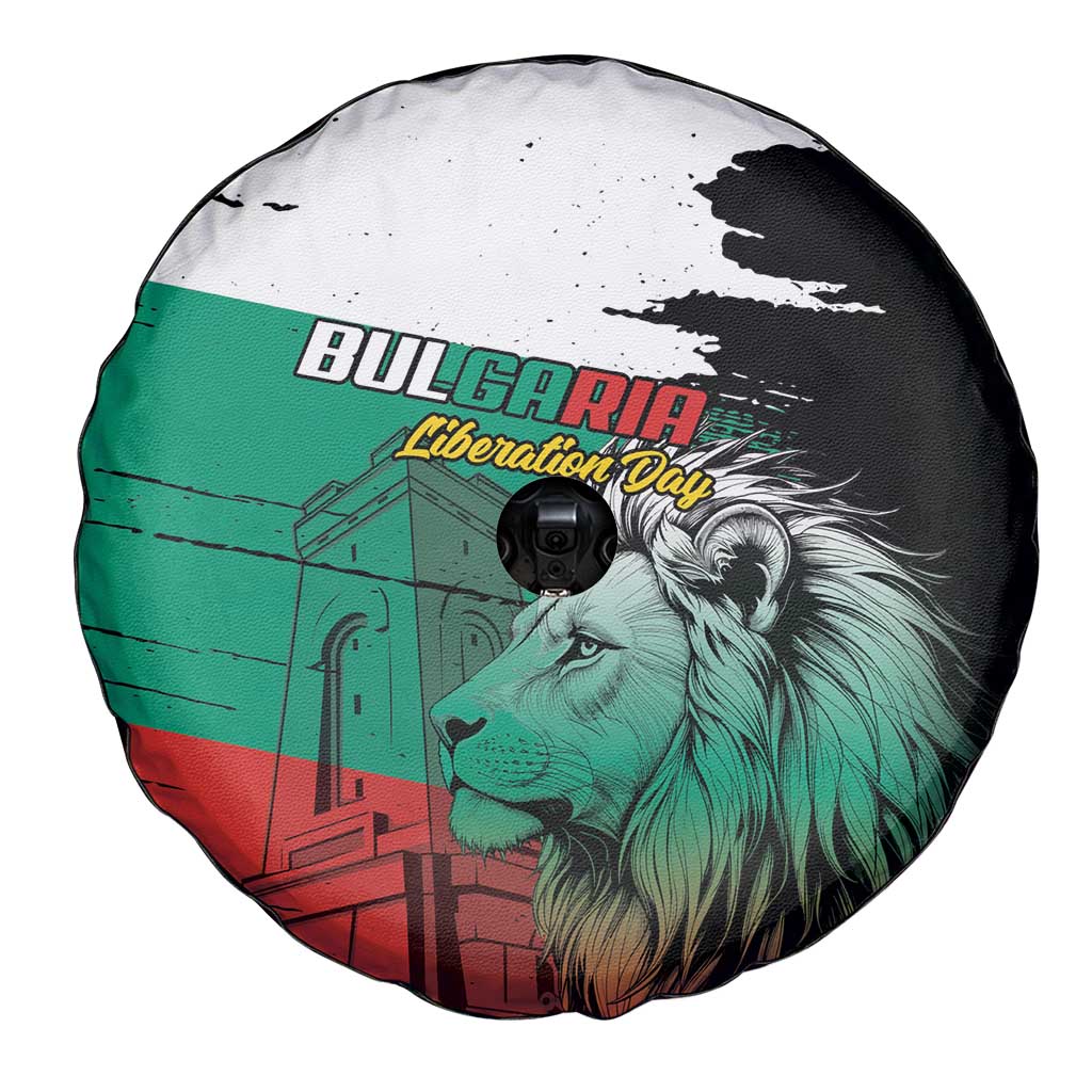 Bulgaria Liberation Day Spare Tire Cover Bulgarian Lion National Pride Patriotic