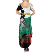 Bulgaria Liberation Day Personalized Summer Maxi Dress Bulgarian Lion National Pride Patriotic