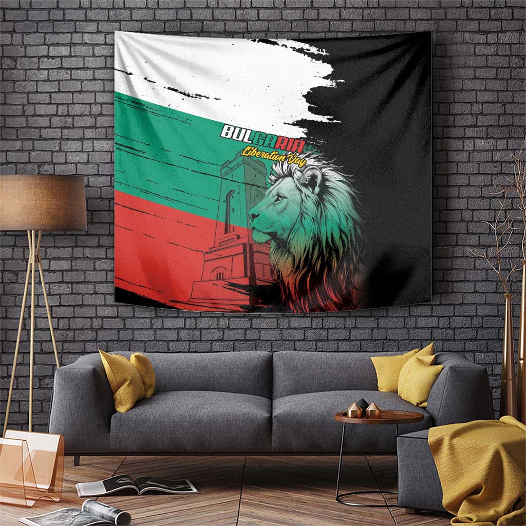 Bulgaria Liberation Day Tapestry Bulgarian Lion National Pride Patriotic