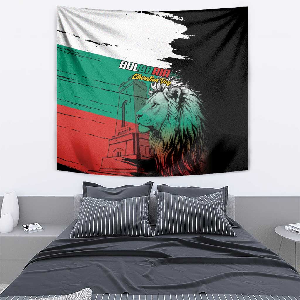 Bulgaria Liberation Day Tapestry Bulgarian Lion National Pride Patriotic