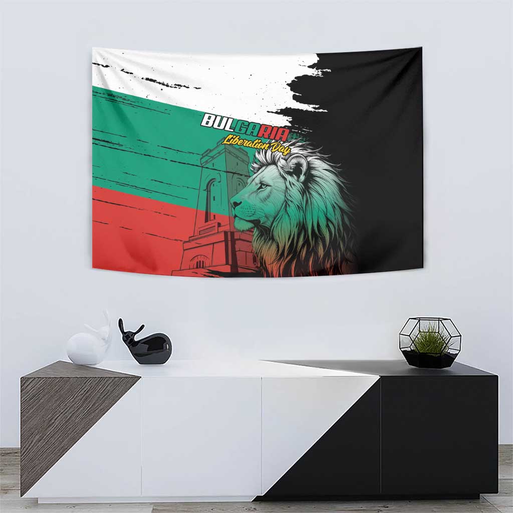 Bulgaria Liberation Day Tapestry Bulgarian Lion National Pride Patriotic