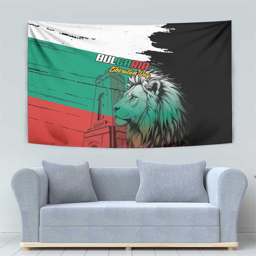 Bulgaria Liberation Day Tapestry Bulgarian Lion National Pride Patriotic