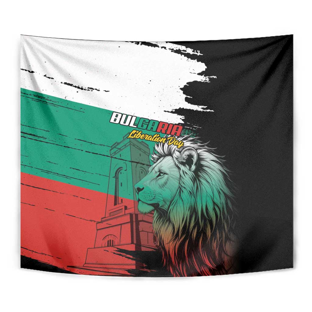 Bulgaria Liberation Day Tapestry Bulgarian Lion National Pride Patriotic