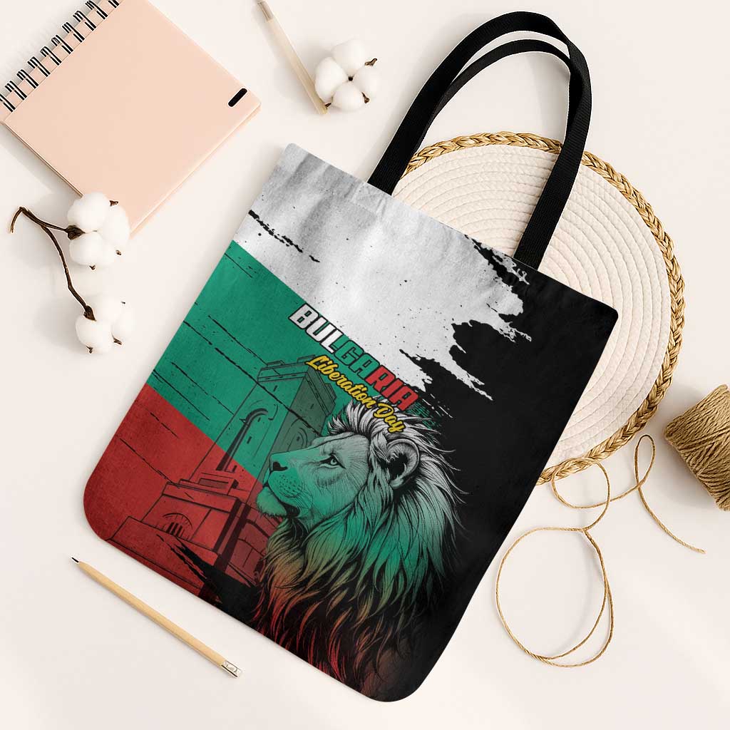 Bulgaria Liberation Day Tote Bag Bulgarian Lion National Pride Patriotic