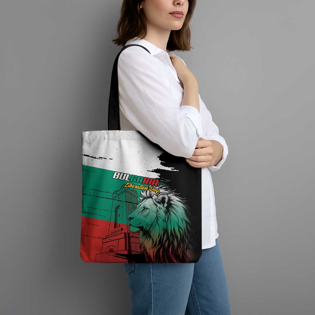 Bulgaria Liberation Day Tote Bag Bulgarian Lion National Pride Patriotic