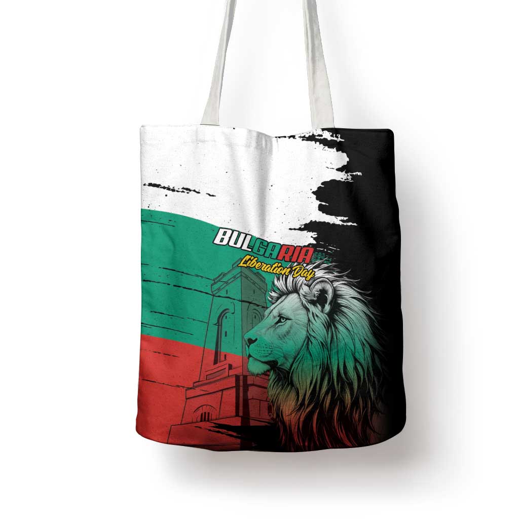 Bulgaria Liberation Day Tote Bag Bulgarian Lion National Pride Patriotic