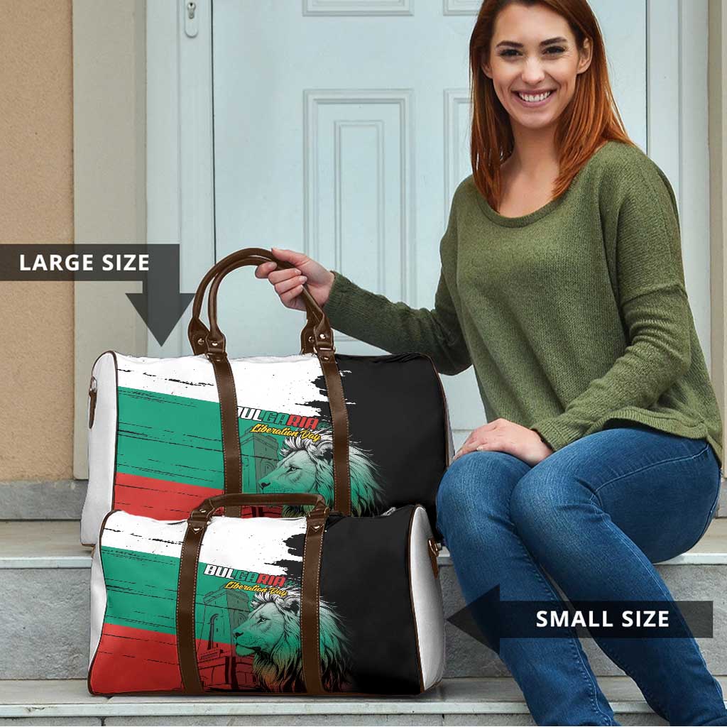 Bulgaria Liberation Day Travel Bag Bulgarian Lion National Pride Patriotic