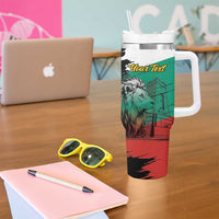 Bulgaria Liberation Day Personalized Tumbler With Handle Bulgarian Lion National Pride Patriotic