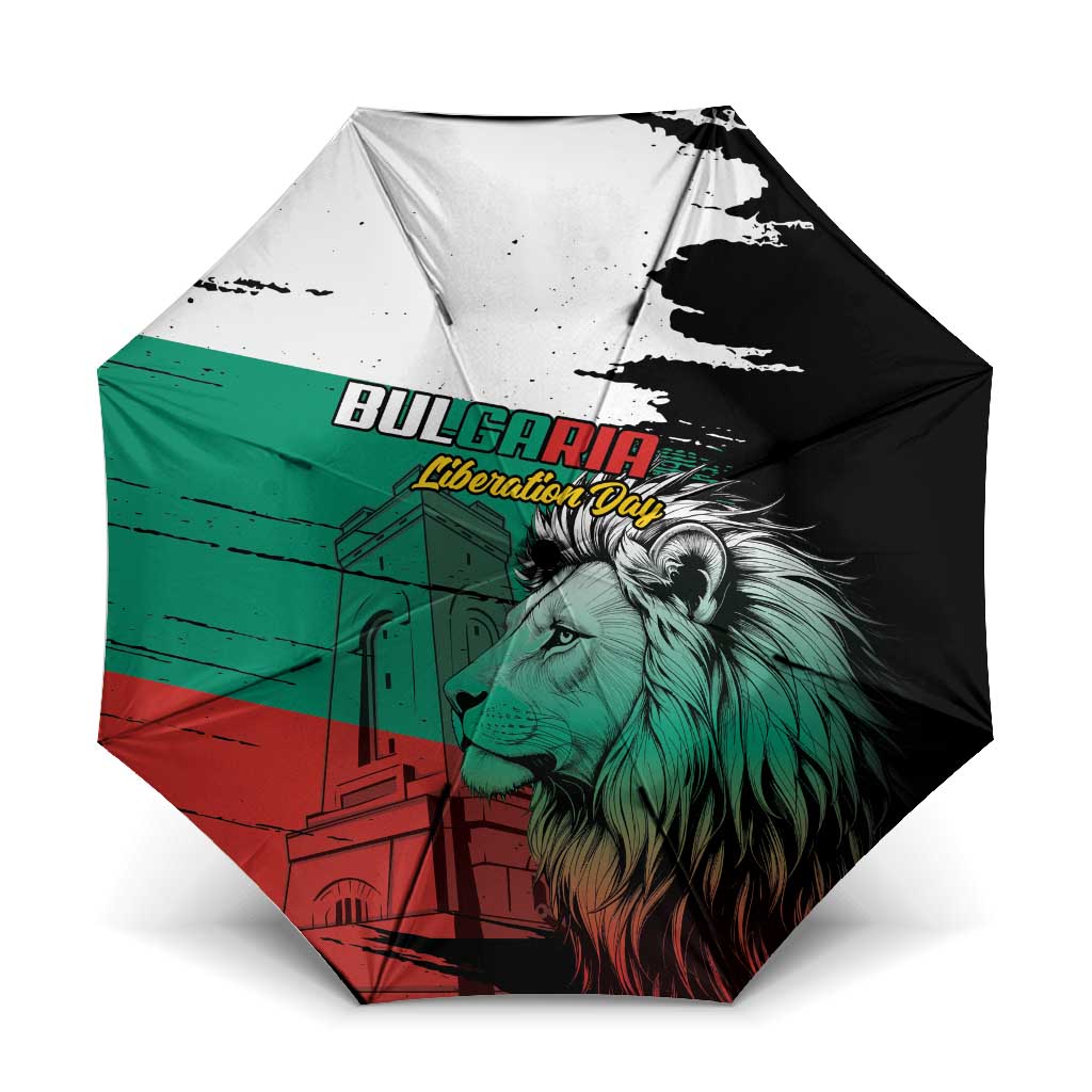 Bulgaria Liberation Day Umbrella Bulgarian Lion National Pride Patriotic