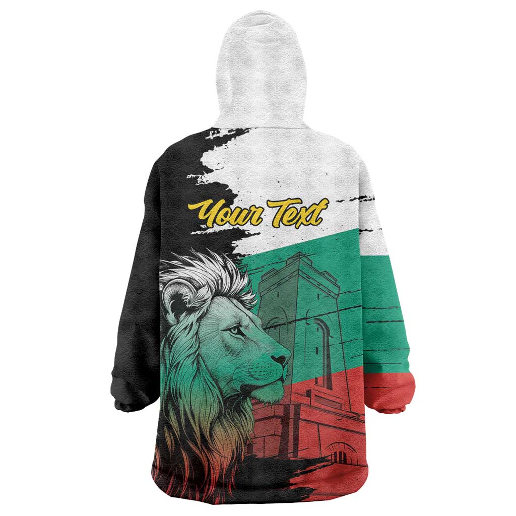 Bulgaria Liberation Day Personalized Wearable Blanket Hoodie Bulgarian Lion National Pride Patriotic