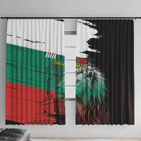 Bulgaria Liberation Day Window Curtain Bulgarian Lion National Pride Patriotic