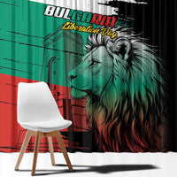 Bulgaria Liberation Day Window Curtain Bulgarian Lion National Pride Patriotic