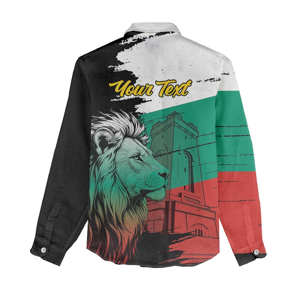 Bulgaria Liberation Day Personalized Women Casual Shirt Bulgarian Lion National Pride Patriotic