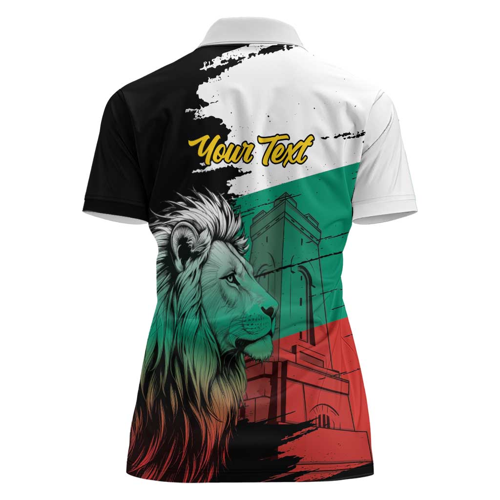 Bulgaria Liberation Day Personalized Women Polo Shirt Bulgarian Lion National Pride Patriotic