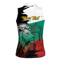 Bulgaria Liberation Day Personalized Women Sleeveless Polo Shirt Bulgarian Lion National Pride Patriotic