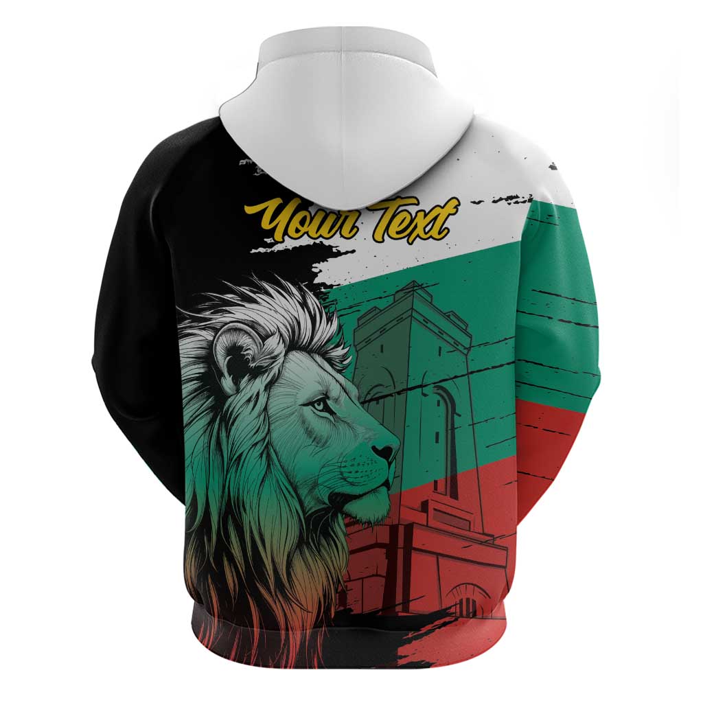 Bulgaria Liberation Day Personalized Zip Hoodie Bulgarian Lion National Pride Patriotic