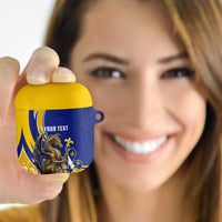 Bosnia and Herzegovina Independence Day Personalized AirPods Case Medieval Dragon Fleur-de-Lis Patriotic