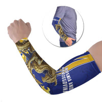 Bosnia and Herzegovina Independence Day Personalized Arm Sleeves Medieval Dragon Fleur-de-Lis Patriotic