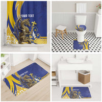 Bosnia and Herzegovina Independence Day Personalized Bathroom Set Medieval Dragon Fleur-de-Lis Patriotic