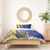 Bosnia and Herzegovina Independence Day Personalized Bedding Set Medieval Dragon Fleur-de-Lis Patriotic