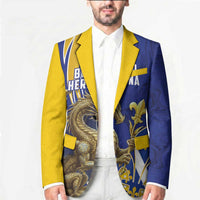Bosnia and Herzegovina Independence Day Personalized Blazer Medieval Dragon Fleur-de-Lis Patriotic