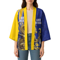 Bosnia and Herzegovina Independence Day Personalized Kimono Medieval Dragon Fleur-de-Lis Patriotic