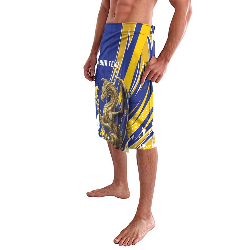 Bosnia and Herzegovina Independence Day Personalized Lavalava Medieval Dragon Fleur-de-Lis Patriotic
