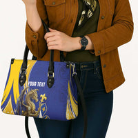 Bosnia and Herzegovina Independence Day Personalized Leather Bag Medieval Dragon Fleur-de-Lis Patriotic
