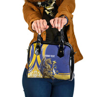 Bosnia and Herzegovina Independence Day Personalized Shoulder Handbag Medieval Dragon Fleur-de-Lis Patriotic