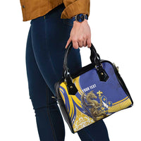 Bosnia and Herzegovina Independence Day Personalized Shoulder Handbag Medieval Dragon Fleur-de-Lis Patriotic