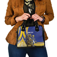Bosnia and Herzegovina Independence Day Personalized Shoulder Handbag Medieval Dragon Fleur-de-Lis Patriotic