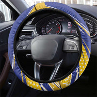Bosnia and Herzegovina Independence Day Steering Wheel Cover Medieval Dragon Fleur-de-Lis Patriotic