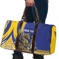 Bosnia and Herzegovina Independence Day Personalized Travel Bag Medieval Dragon Fleur-de-Lis Patriotic