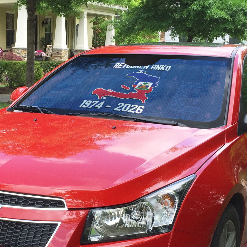 Haiti Football Auto Sun Shade Nou Retounen Anko 1974-2026