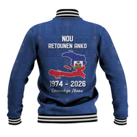 Haiti Football Baseball Jacket Nou Retounen Anko 1974-2026