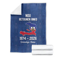 Haiti Football Blanket Nou Retounen Anko 1974-2026