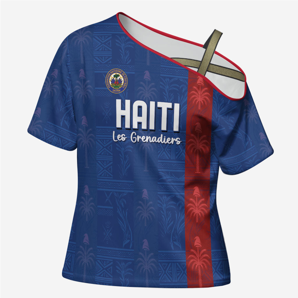 Haiti Football Cross Shoulder Shirt Nou Retounen Anko 1974-2026